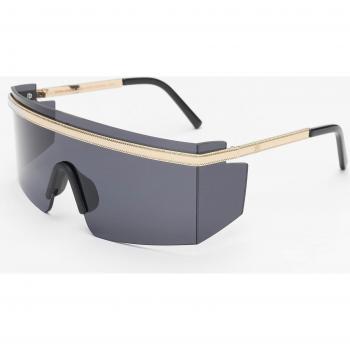 Urban Classics Sardinia Unisex Sunglasses - Black/Gold, One Size