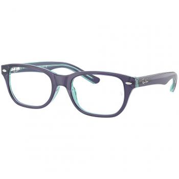 Ray-Ban RY1555F Asian Fit 3945 Kids' Eyeglasses Purple Size 48 (Frame Only) - Blue Light Block Available