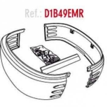 Shad D1B49EMR Recambio Conjunto Embellecedor Derecho E Izquierdo para Baúl Sh49, Negro