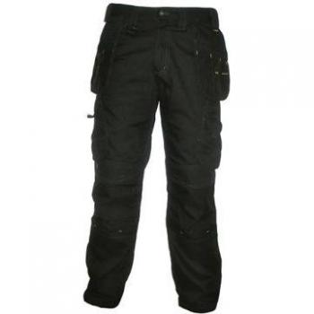Dewalt Pro Canvas Work Trouser - Prenda, color negro, talla 42/31 