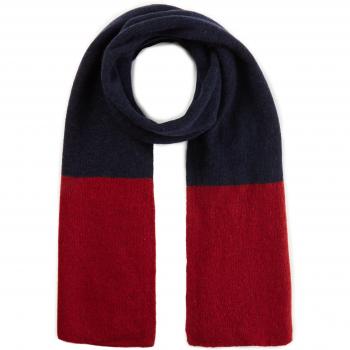 ELGANSO, Bufanda Marino Lana - Bufanda para unisex, color marino, talla TU