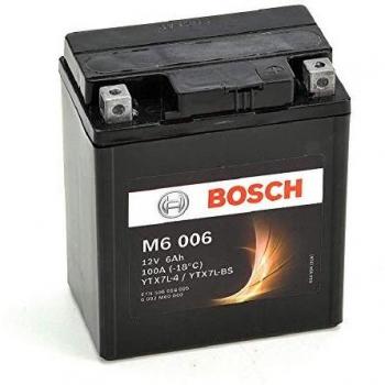 Batería de Moto Bosch M6006 AGM 12V 6Ah 100A