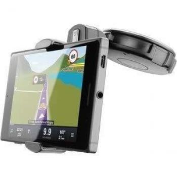 Cellular Line CRABDISK - Soporte de coche para Samsung Galaxy S3/S4, Apple iPhone 4/iPhone 5, negro