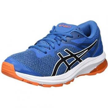 Asics GT-1000 10 GS, Road Running Shoe, Reborn Blue/Black, 35.5 EU