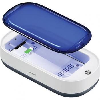 Esterilizador UV-C 2 en 1 con Cargador Inalámbrico de 15W - Blanco