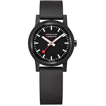 Mondaine Womens Quartz Watch, Analogue Classic Display and Rubber Strap MS1.32120.RB