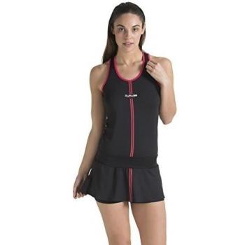 Duruss Vestido con Tirantes y Minishort, Mujeres, Negro, L