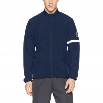 Reebok Run Woven Jkt Chaqueta, Hombre, Azul