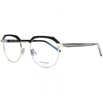Saint Laurent Fashion Eyeglasses SL 124 Black Unisex Size: 50 MM