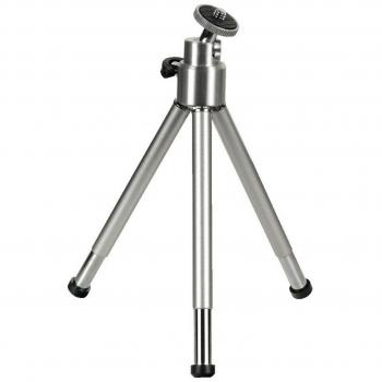 Hama 4009 - Trípode portátil Ajustable, Plata