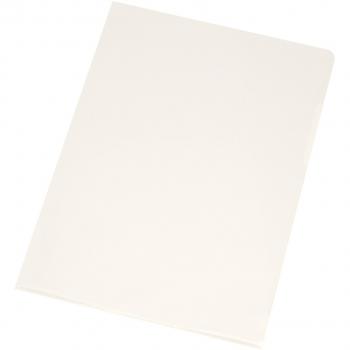 Carpeta dossier uñero Q-Connect Din A4 120 micras transparente - Caja de 100 unidades