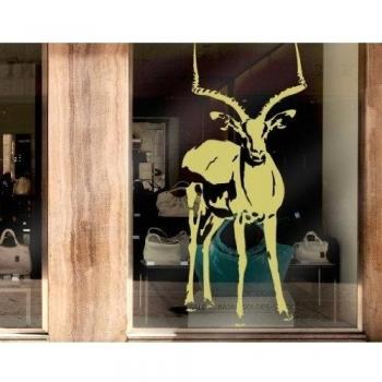 Vinilo décorativo para cristal no.TA13 gazelle, Farbe:Frosted;Größe:337cm x 144cm