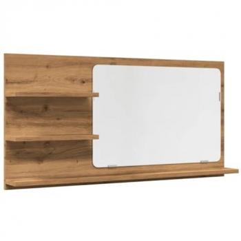 Espejo mueble baño madera ingeniería roble artisan 90x11x45 cm