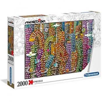 Clementoni Puzzle 2000 Piezas Mordillo : The Jungle, Color