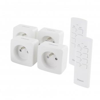Set de enchufes con control remoto Chacon 6 Piezas