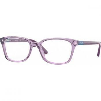 Vogue Eyewear VY2001 Kids 2686 Child Square Transparent Violet Blue Light Block Eyeglasses