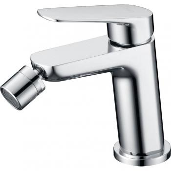 Grifo monomando de bidé Bélgica Imex - Grifería de bidé con mezclador de agua caliente y fría, instalación fácil, serie Bélgica, color cromado