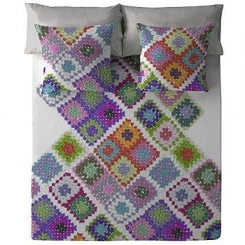 Hook Up Juego de Sábanas Tradición Multicolor Cama 150