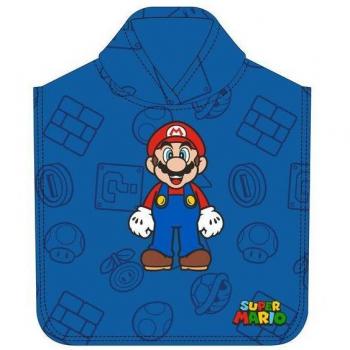 Poncho Toalla Super Mario Bros Microfibra 50x100cm Safta