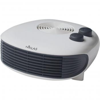 Ventilador Horizontal Calefactor de Baño Diseño Moderno Frisbee 2000w Niklas