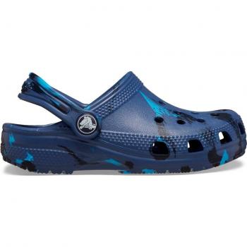 Classic Marbled Kids' Clogs - Unisex Navy/Multi