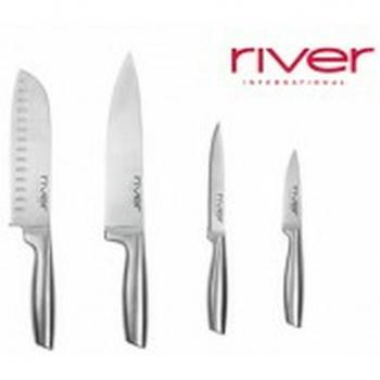 Set de Cuchillos River CUC-0401-AC - La Elegancia en tu Cocina