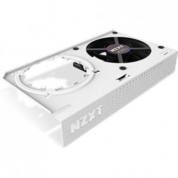 NZXT KRAKEN G12 - Kit de montaje de GPU para refrigeradores líquidos todo en uno de la serie Kraken X - Compatibilidad con GPU AMD y NVIDIA - Refrigeración activa para VRM - Blanco