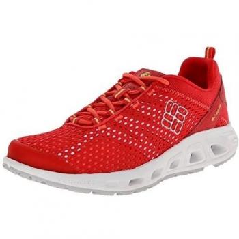 Columbia Drainmaker III - Zapatos híbridos para mujer, color rojo, talla 41