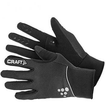 Craft Guantes Touring Gloves, otoño/Invierno, Unisex, Color Negro, tamaño 8
