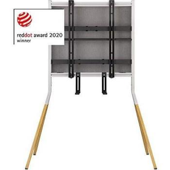 One For All Falcon WM7482 Soporte de Pared para TV de 32 a 70, VESA 400x600, Carga Máxima 50kg, Acabado Roble Claro y Plata