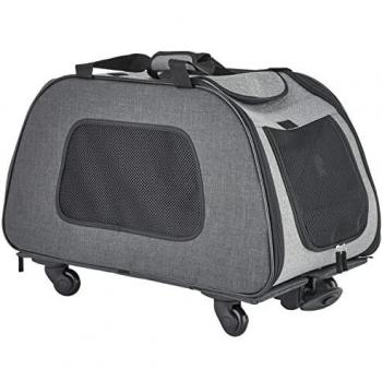 Trixie - Trolley, nylon, 34 x 43 x 67 cm, color negro y gris