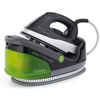 Ariete Stiromatic Eco Refillable 6422 Centro de Planchado, 2000 W, 2400 W, Acero Inoxidable, Negro/Verde