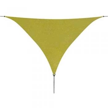vidaXL Toldo de Vela Triangular de Tela Oxford Crema 5x5x5 m Lona de Sombra