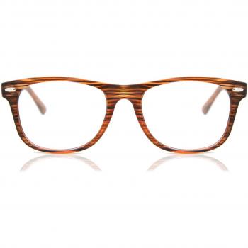 Cuadrado Montuta Completa Plástico Marrones Armazones para Hombre - Gafas Anti-Azules - SmartBuy Collection