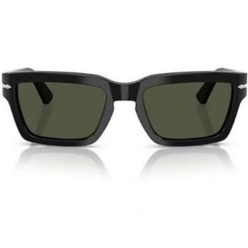 Persol PO3363S 95/31 Men's Square Sunglasses Acetate Black Green 57mm