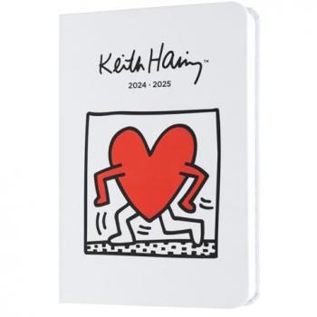 Agenda Escolar 2024/2025 Semana Vista Pocket 17 Meses Keith Haring Erik Editores