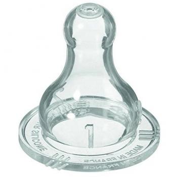 Tetinas de Silicona Clásicas Bébé Confort Talla 3 (2 unidades) - Flujo Rápido, 6-24 meses