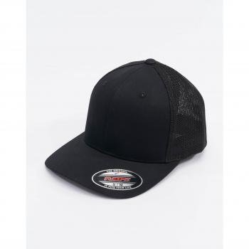 Gorra Flexfit Trucker de Malla Negra Unisex