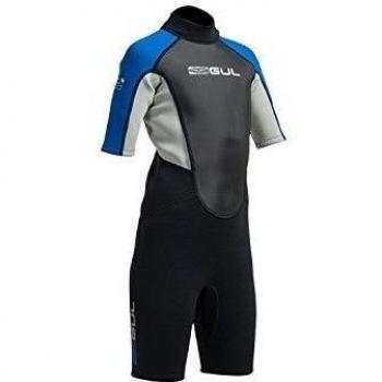 2016 Gul Response Junior 3/2mm Shorty in Black/Blue RE3322 Junior Sizes - T2