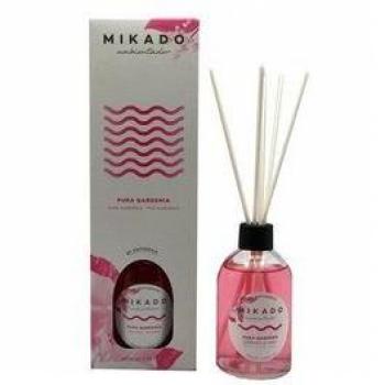 Ambientador Mikado Pura Gardenia 100ml - Difusor de Varillas, Fragancia Floral y Delicada, Ideal para el Hogar u Oficina, Aromatizador Natural, Estilo Elegante y Sofisticado