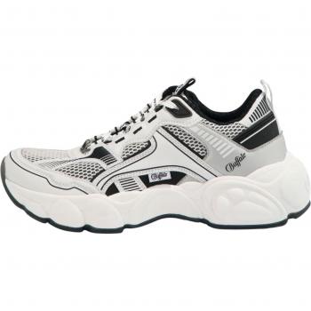 Buffalo Women's CLD Run Jog Sneakers, Black/White