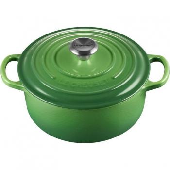 Le Creuset Signature Bamboo Cast Iron Round Casserole 20cm / 2.4L