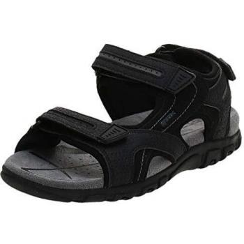 Sandalias Abiertas Geox Strada Hombre Negro/Beige EU 46