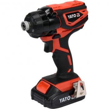 Destornillador eléctrico y llave de impacto Yato YT-82800, 3000 RPM, color negro opaco