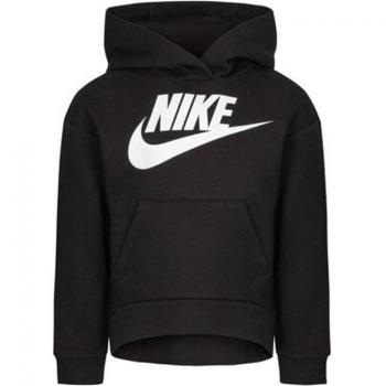 Sudadera Nike Club Fleece High Low Negra