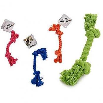 Mascow S3603789 Juguete para Perros Cuerda, Multicolor, 3 x 3 x 20 cm