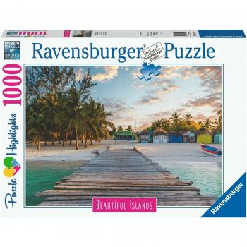 Ravensburger Puzzle 1000 Piezas Isla del Caribe Beautiful Islands
