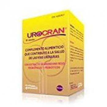 Urocran Suplemento para Salud Urinaria, 30 Cápsulas de 120mg