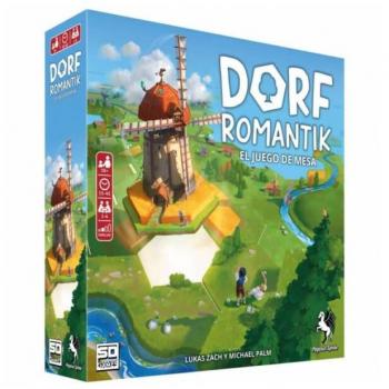 Dorfromantik, el juego de mesa - Juego de estrategia y construcción, para 1-4 jugadores, a partir de 8 años, duración aproximada de 45-90 minutos, incluye piezas hexagonales y cartas