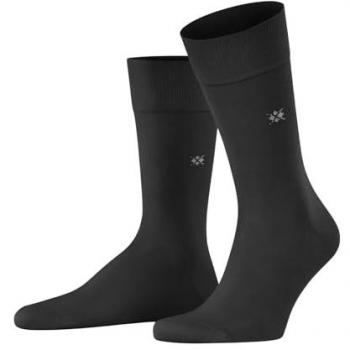 Burlington Men's Dublin Eco-Friendly Short Socks - Solid Color, Logo, One Size Fits Most, Grey (Anthracite Melange 3095)